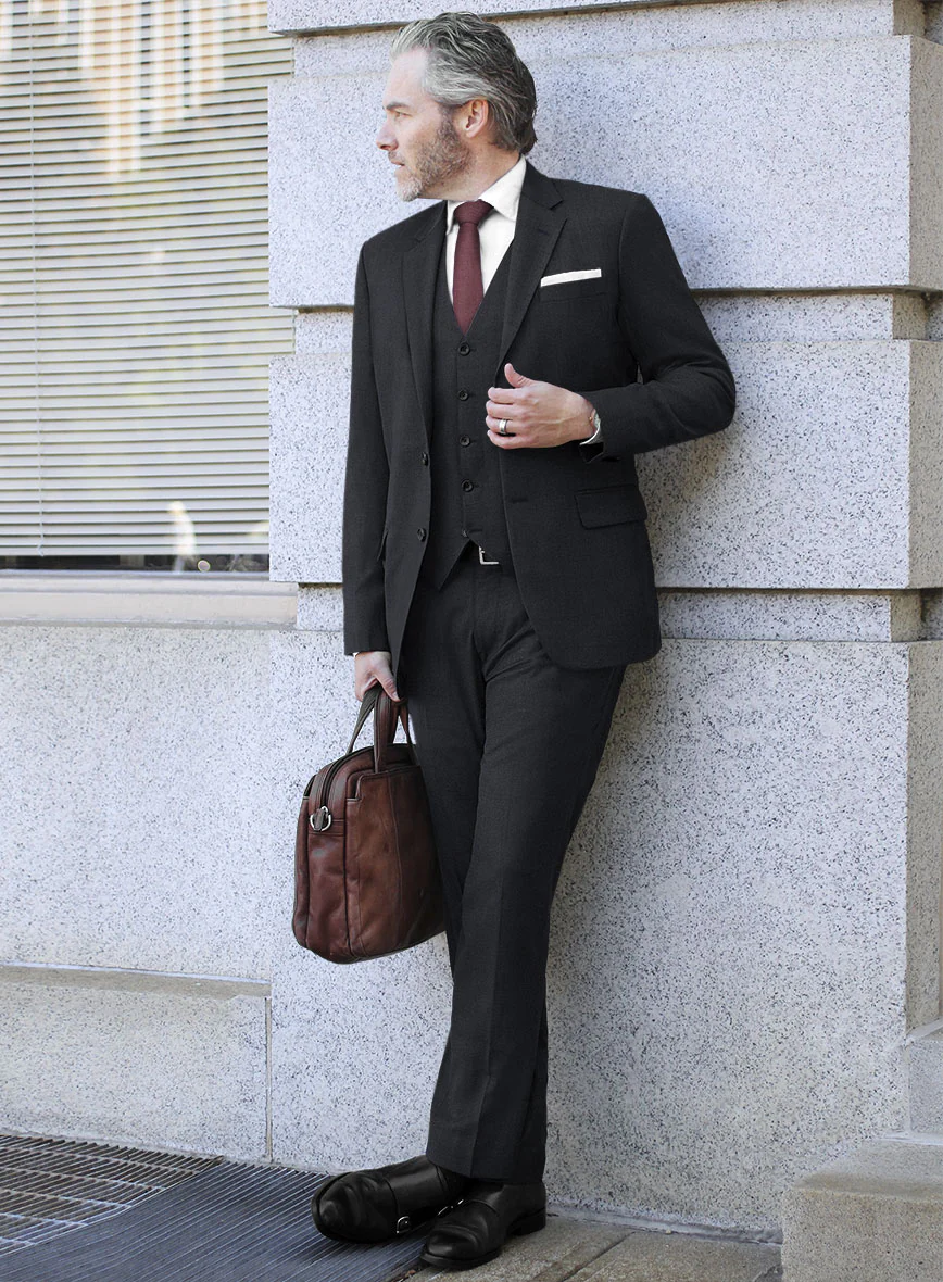 Scabal Tornado Metra Blue Wool Suit - Image 2