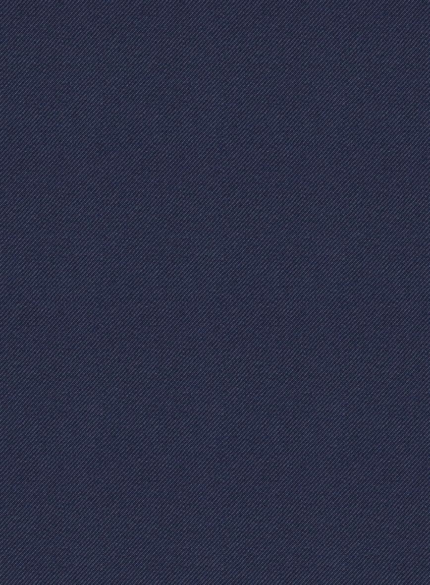 Scabal Tornado Oili Blue Wool Suit - Image 6
