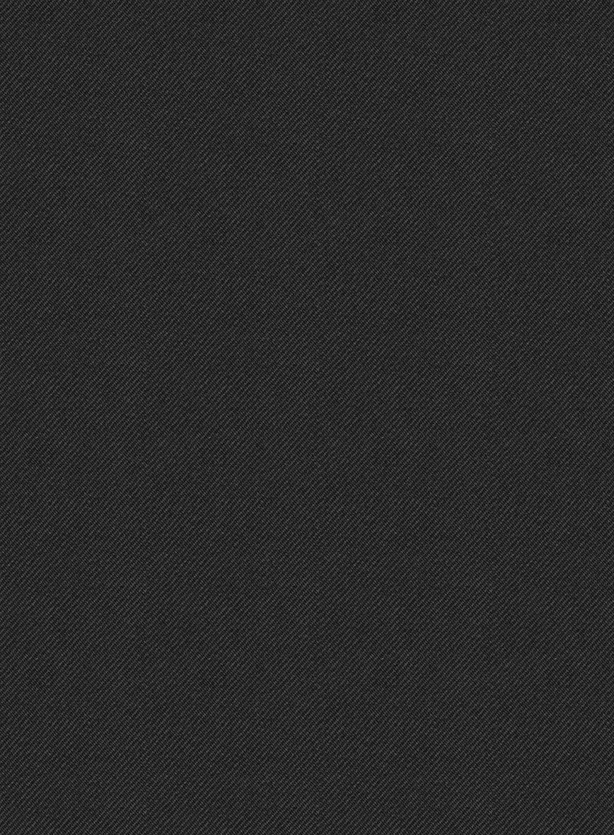 Scabal Tornado Shico Black Wool Pants - Image 3