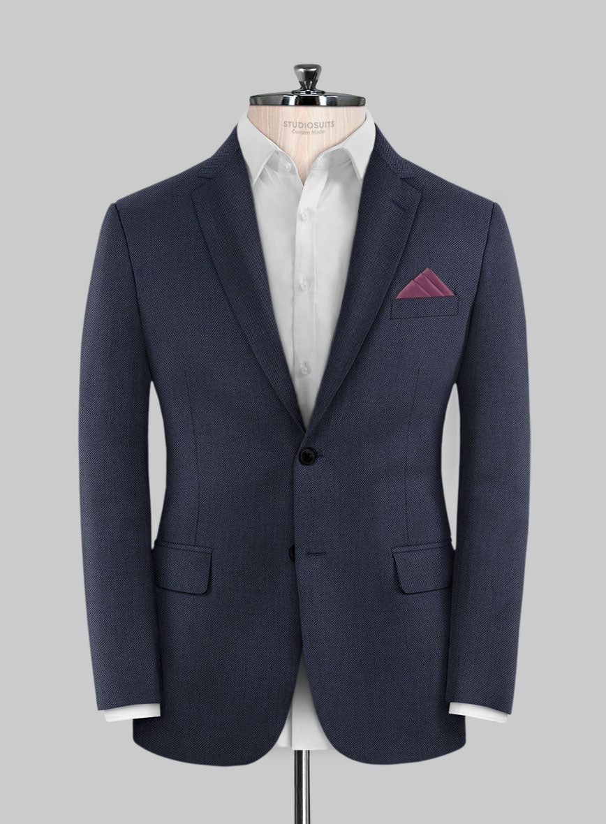 Scabal Tornado Twill Navy Blue Wool Suit - Image 3