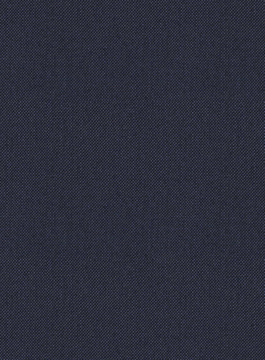 Scabal Tornado Twill Navy Blue Wool Suit - Image 6