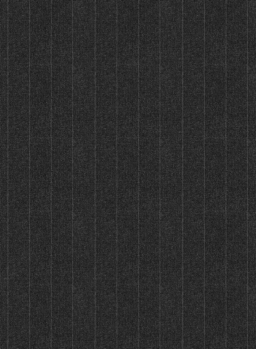 Scabal Vadal Stripe Gray Wool Jacket - Image 3