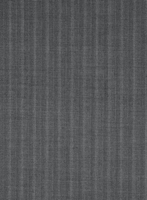 Scabal Vatore Gray Wool Jacket - Image 2