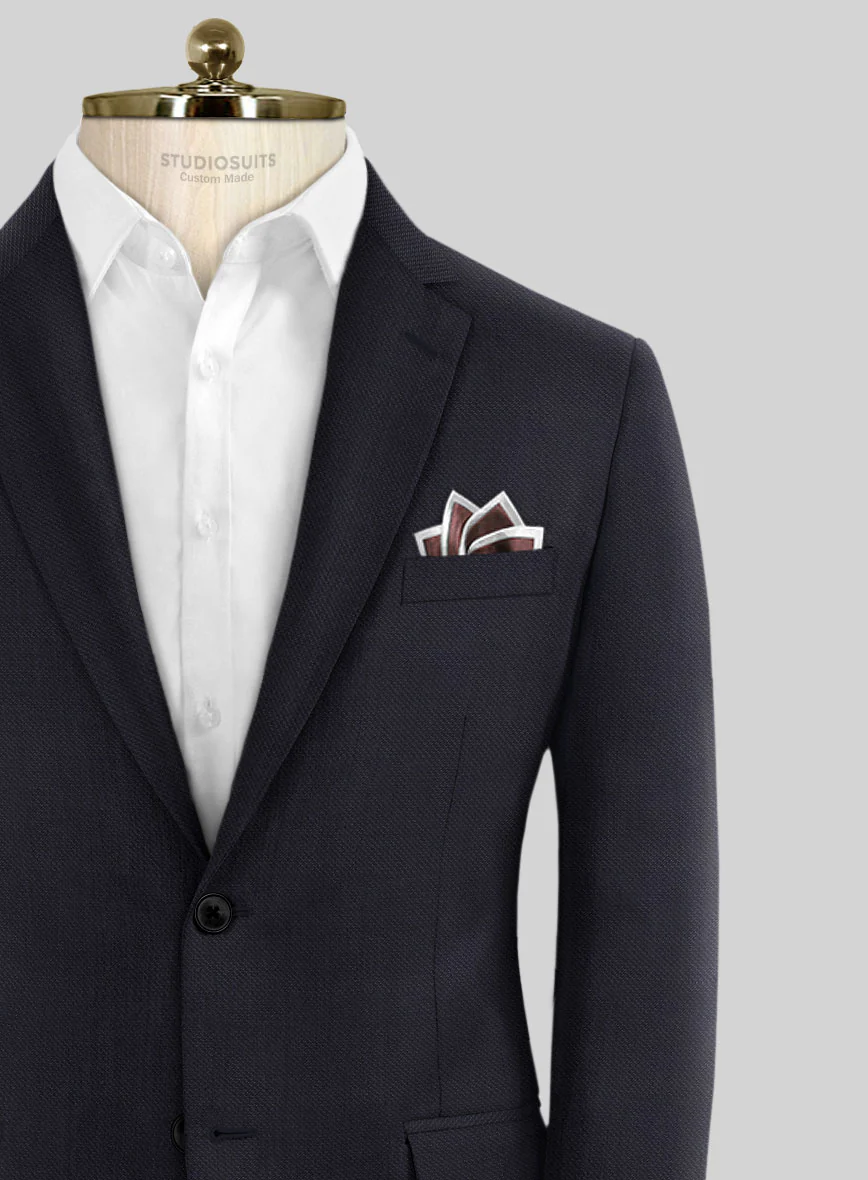 Scabal Vistre Blue Wool Jacket - Image 2