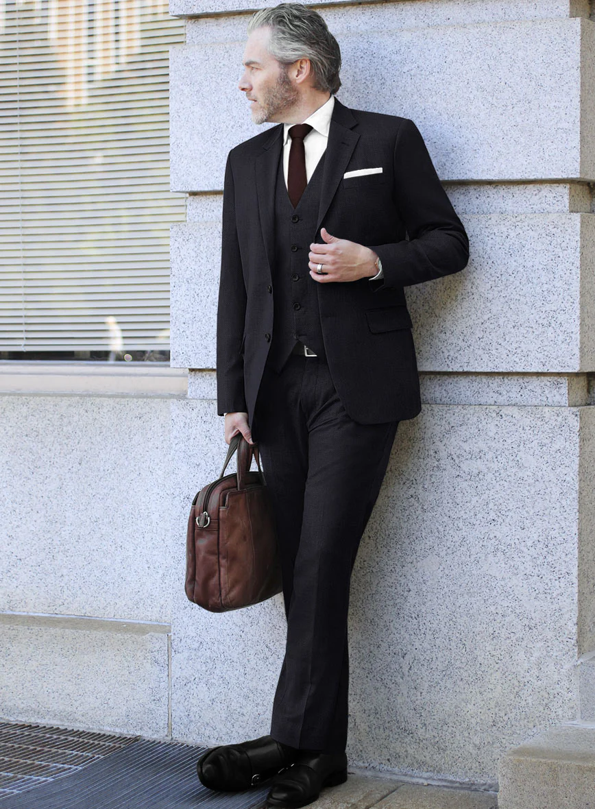 Scabal Vistre Blue Wool Suit - Image 2