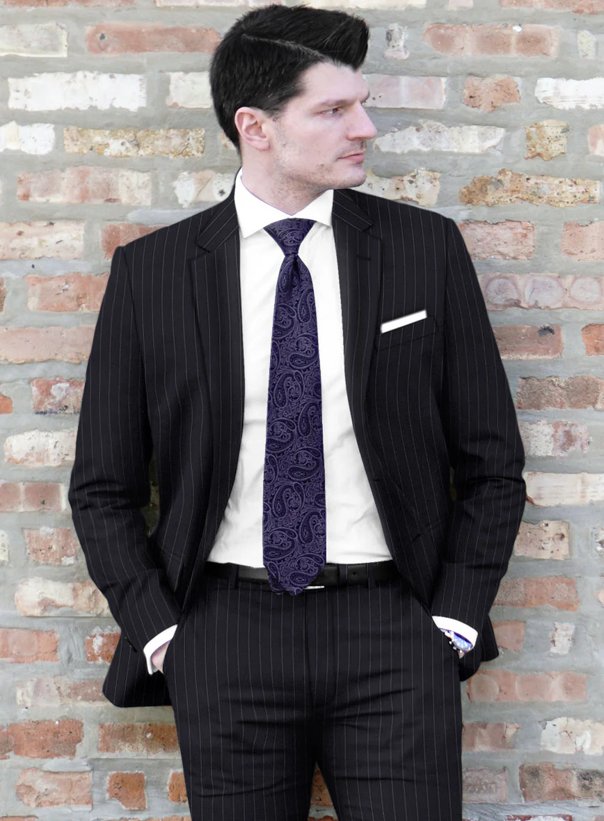 Scabal Vredlo Stripe Blue Wool Jacket - Image 2