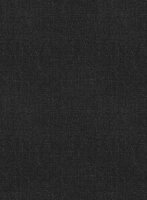 Scabal Worsted Dark Charcoal Wool Jacket - Image 2