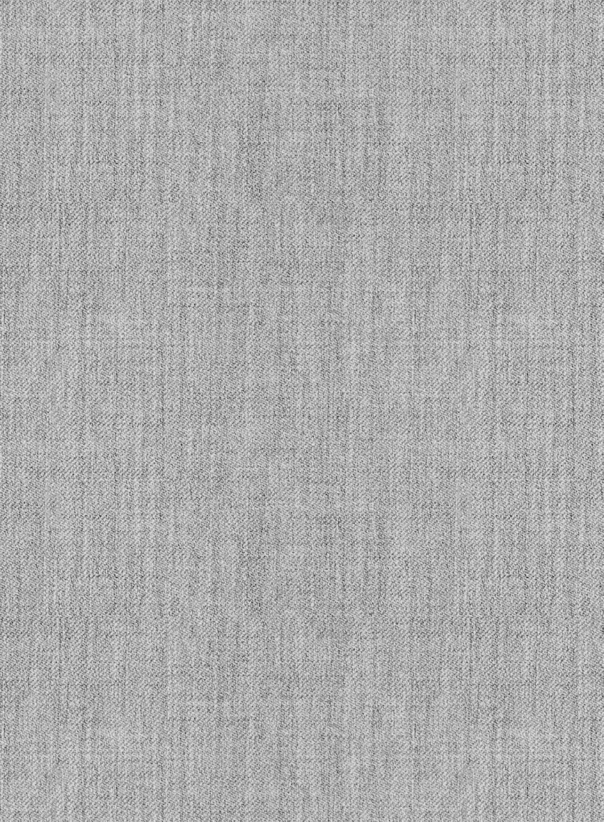 Scabal Worsted Light Gray Wool Pants - Image 3