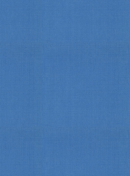 Scabal Yale Blue Wool Pants - Image 2