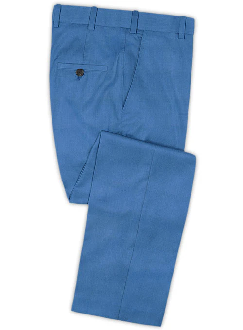 Scabal Yale Blue Wool Suit - Image 4