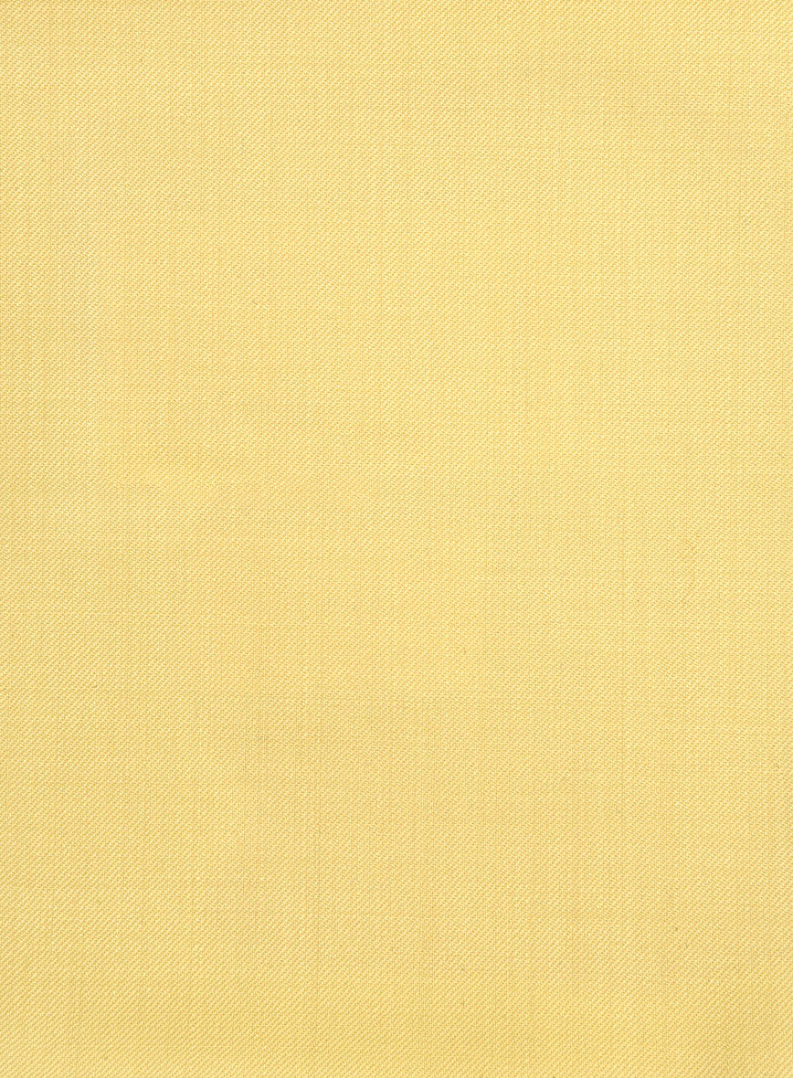Scabal Yellow Wool Pants - Image 3