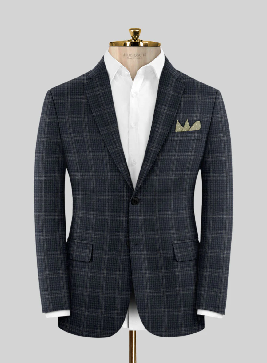 Scabal Zodiac Blue Wool Suit - Image 3