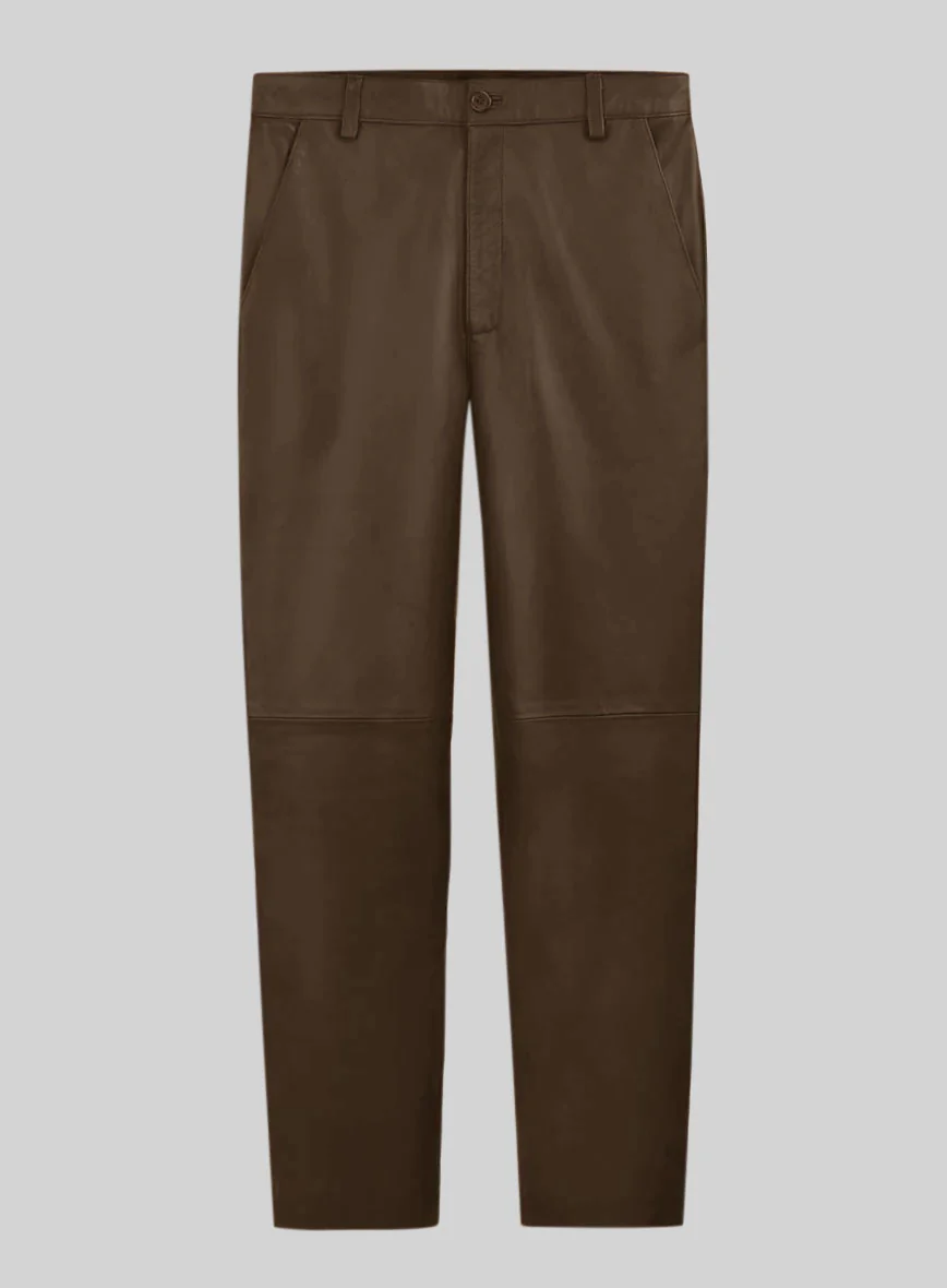 Scottish Brown Leather Suit - Image 5