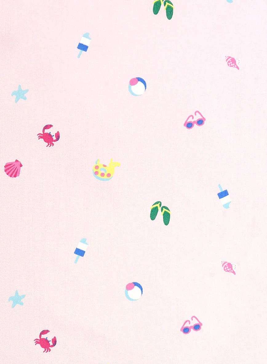 Seaside Doodle Cotton Shirt - Image 4
