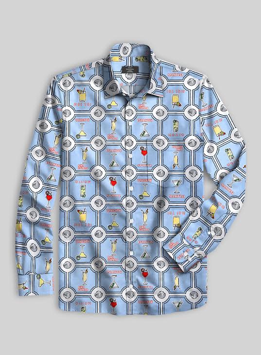 Seaside Spirits Cotton Lycra Shirt - Image 2