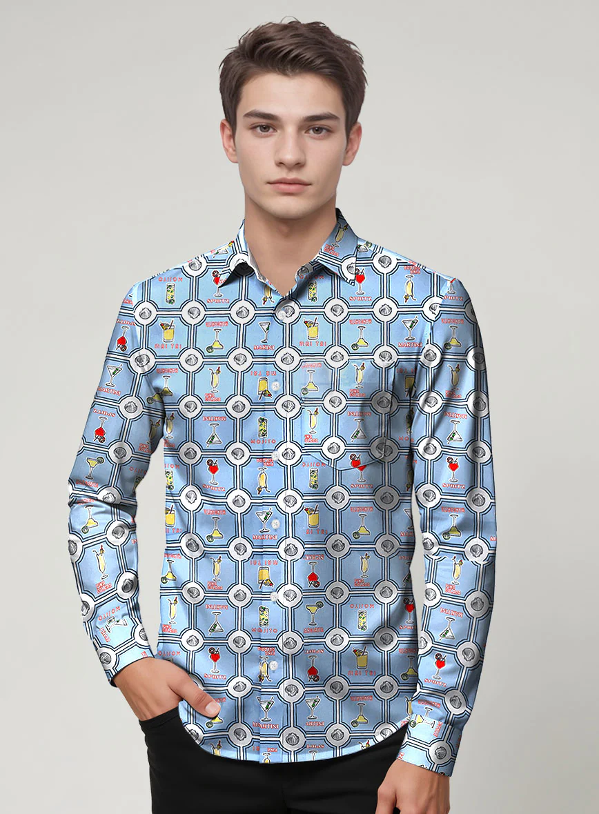 Seaside Spirits Cotton Lycra Shirt - Image 3