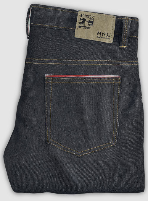 Selvedge Denim Jeans - Raw Unwashed - Image 4