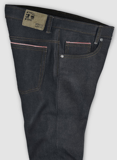 Selvedge Denim Jeans - Raw Unwashed - Image 6