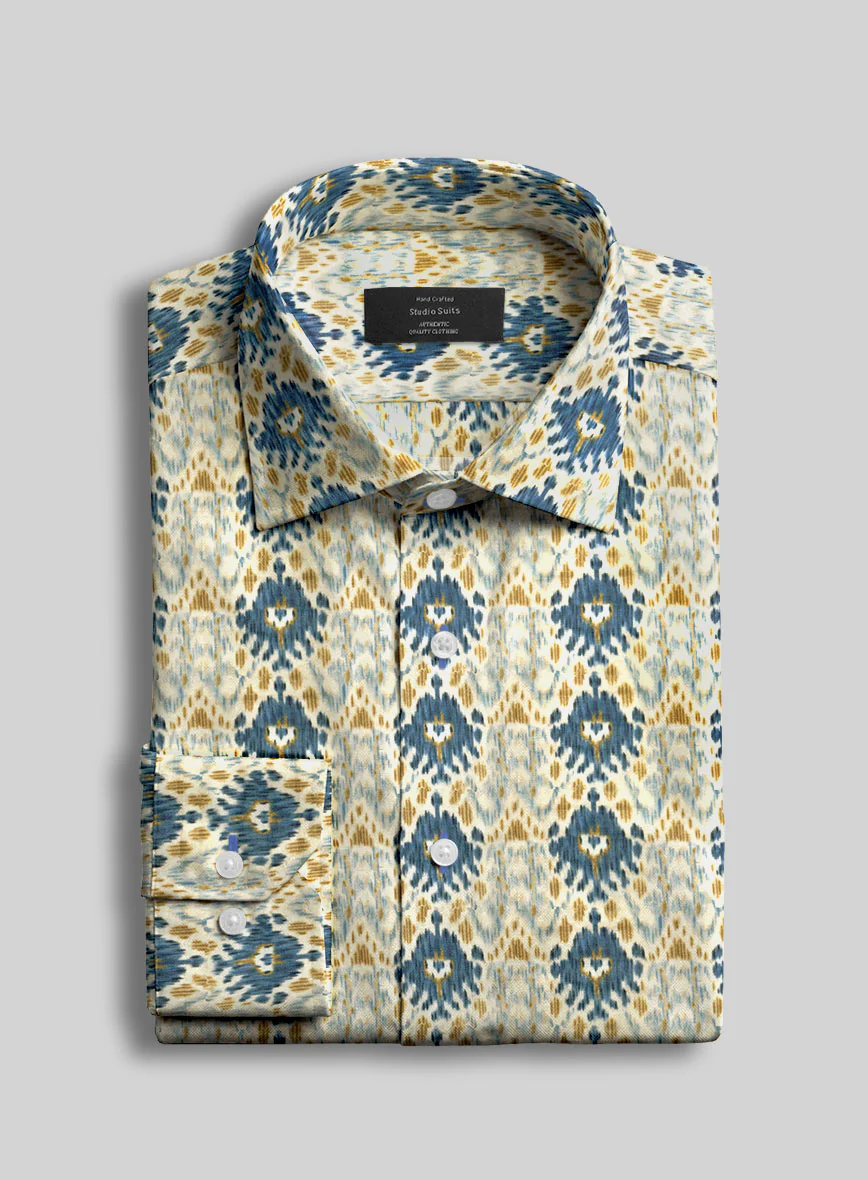 Serafino Silk Cotton Shirt - Image 2