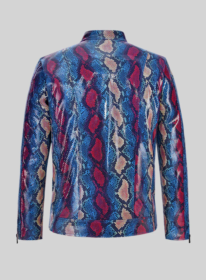Serpent's Sizzle Leather Jacket - Image 3