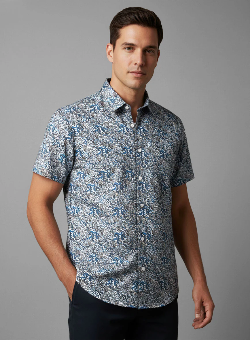 Severino Silk Cotton Shirt - Image 2