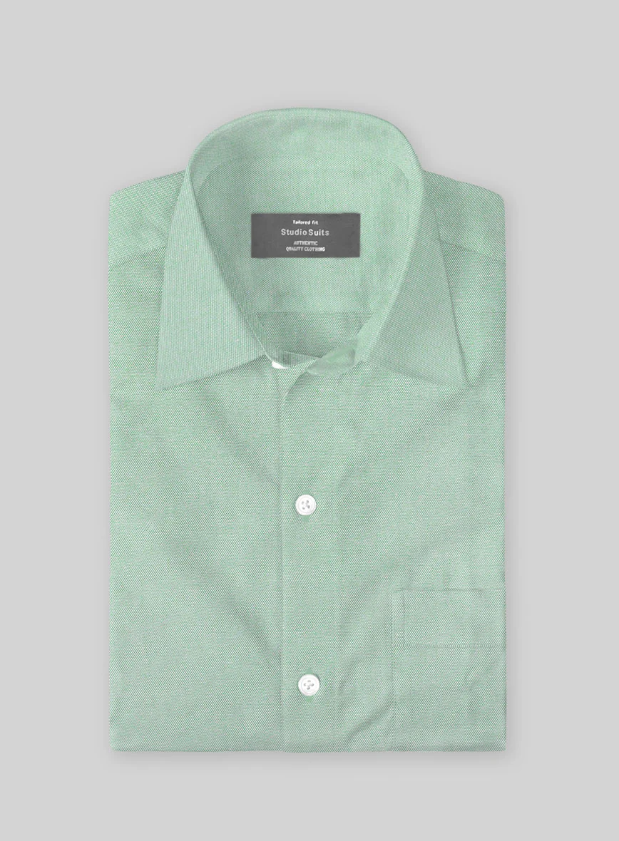 Shadow Pine Dobby Cotton Shirt - Image 2