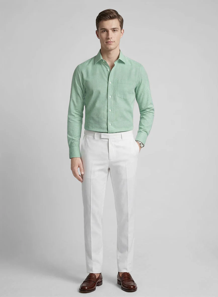 Shadow Pine Dobby Cotton Shirt - Image 4
