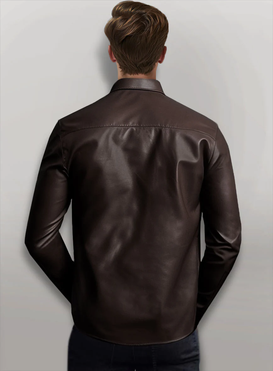 Shadowcraft Brown Leather Shirt - Image 2