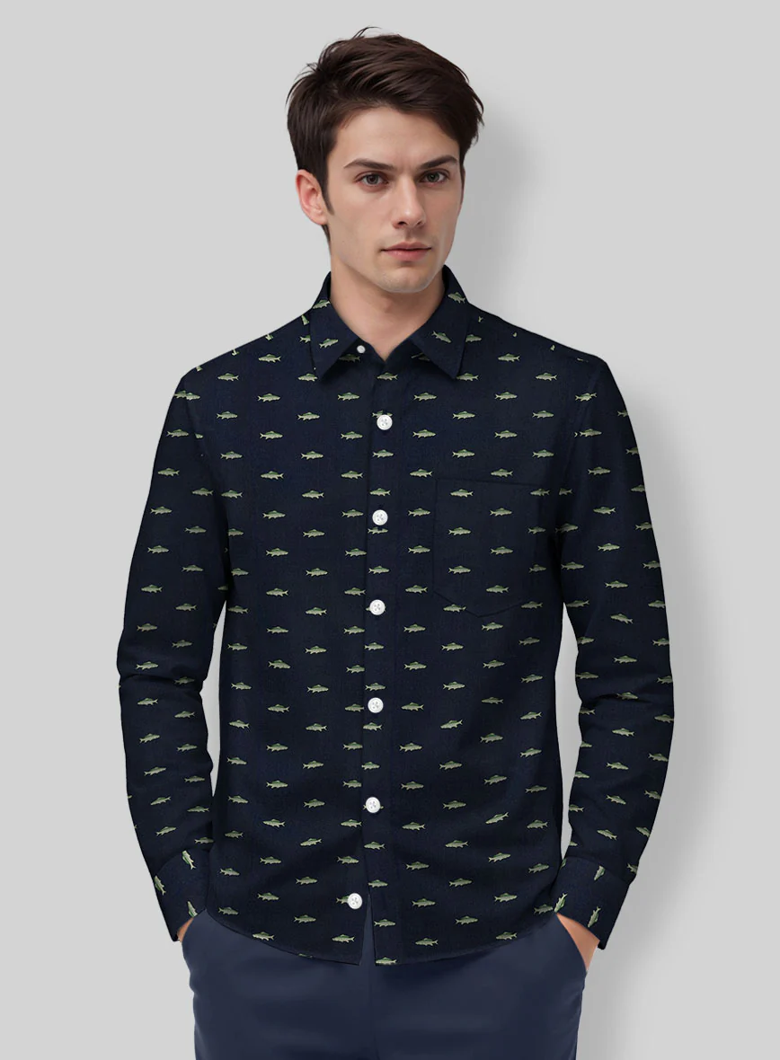 Shoal Stroll Cotton Shirt - Image 3