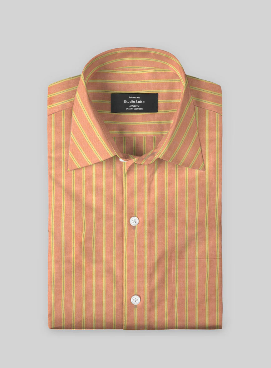 Sienna Gold Cotton Shirt - Image 2