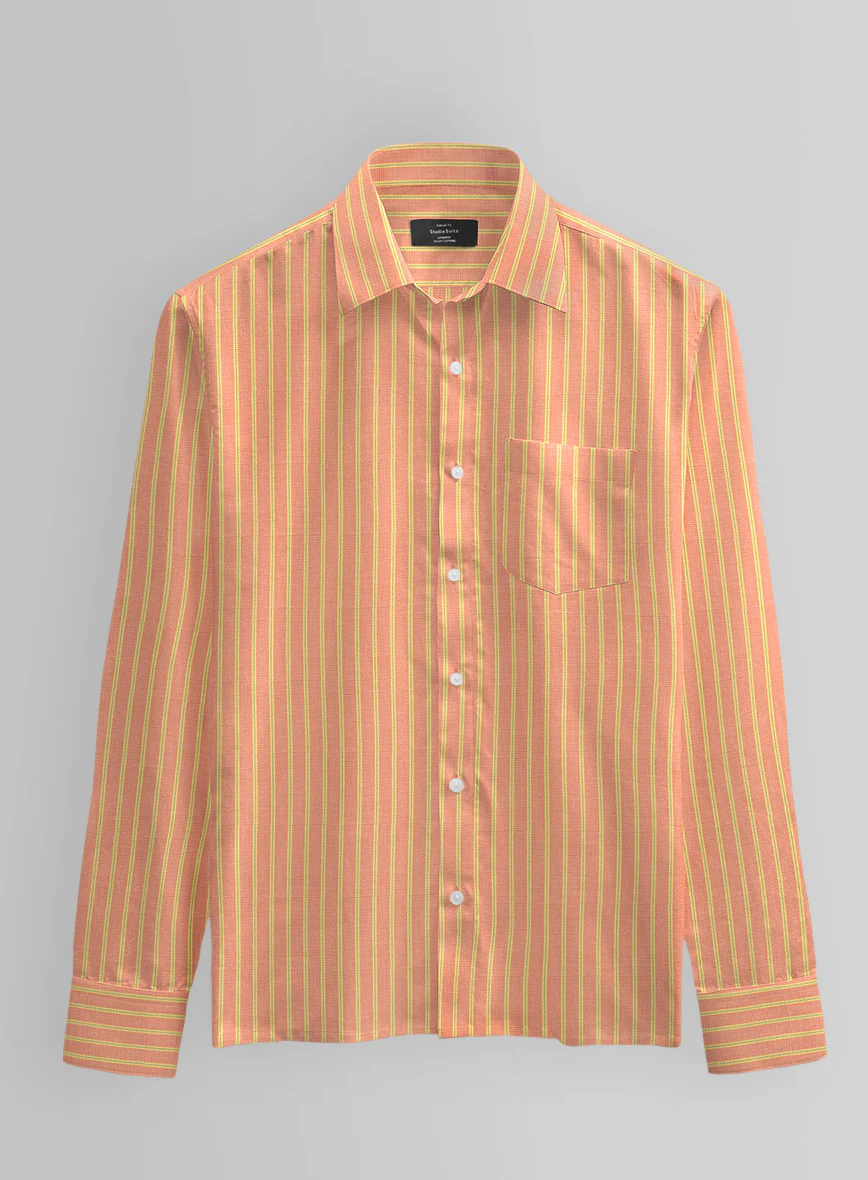 Sienna Gold Cotton Shirt - Image 3