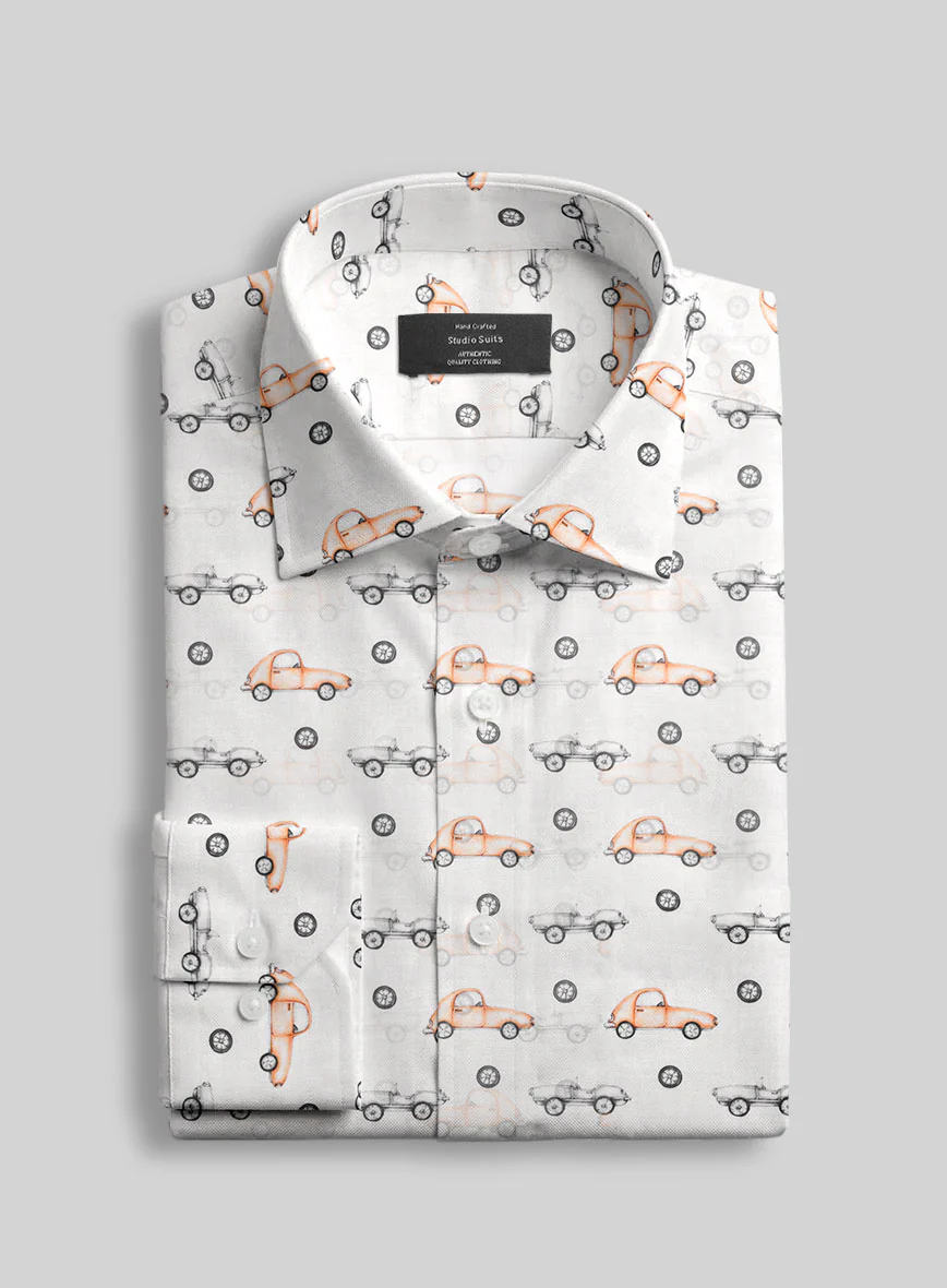 Signature Drive Feather Cotton Shirt - Image 2