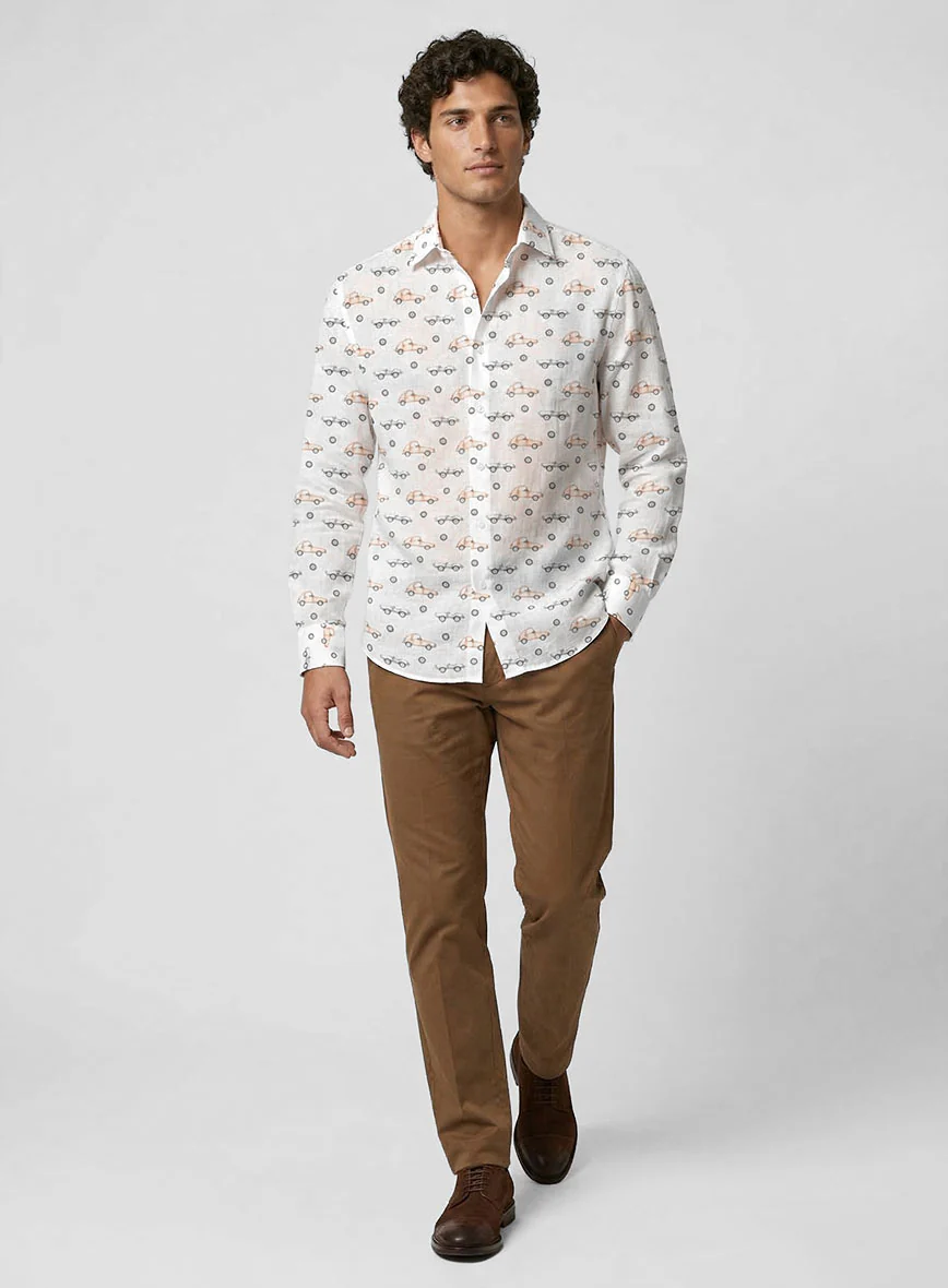 Signature Drive Feather Cotton Shirt - Image 4