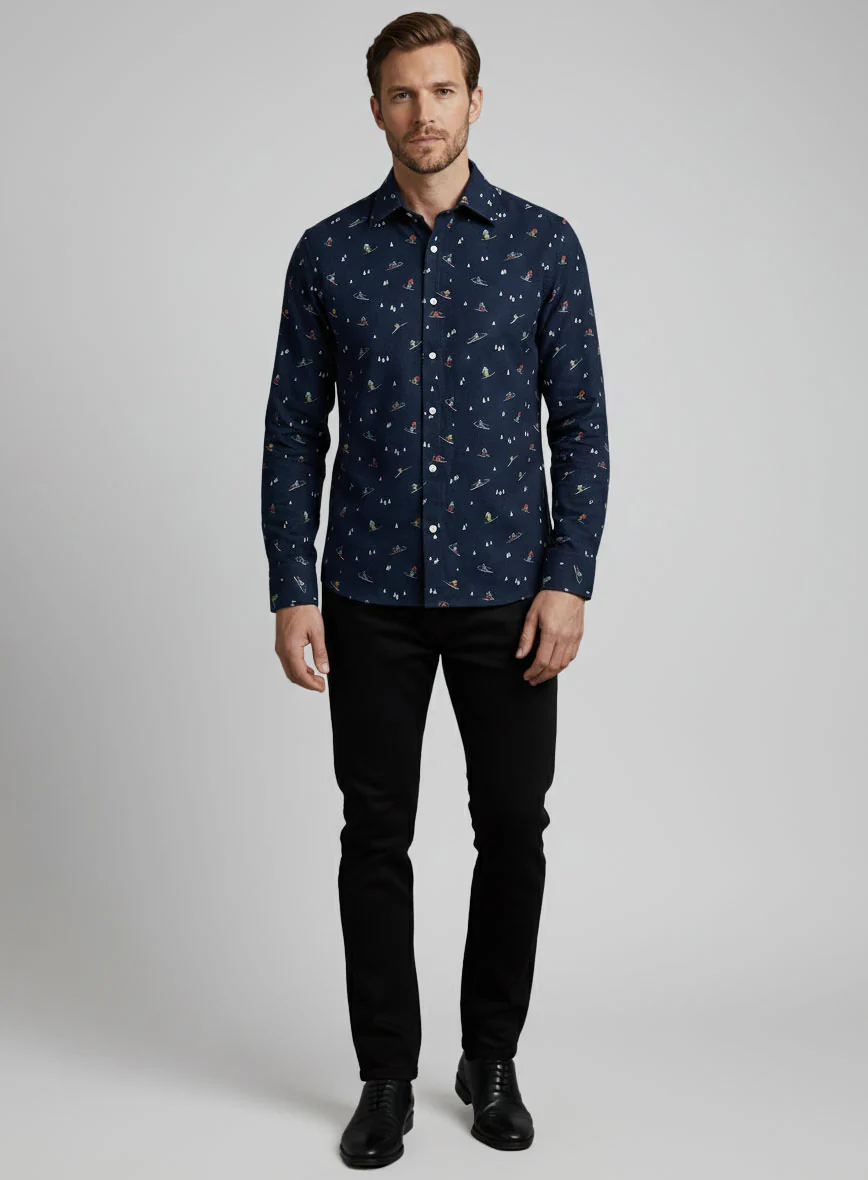 Ski Run Cotton Shirt - Image 4