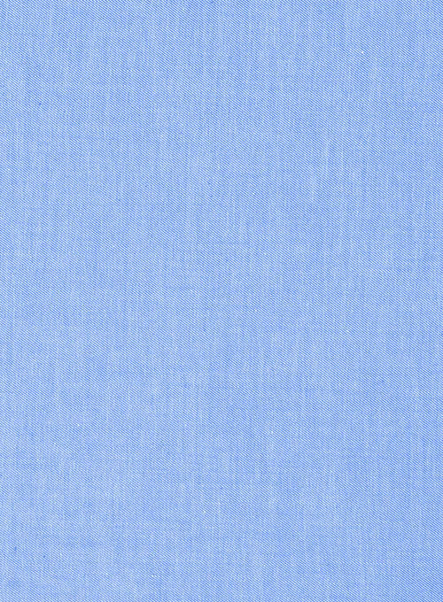 Sky Blue Luxury Twill Shirt - Image 3