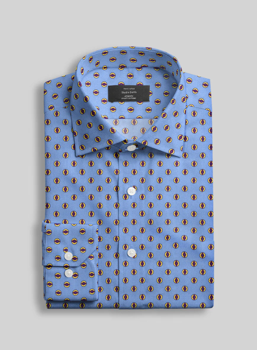 Sky Herald Feather Cotton Shirt - Image 2