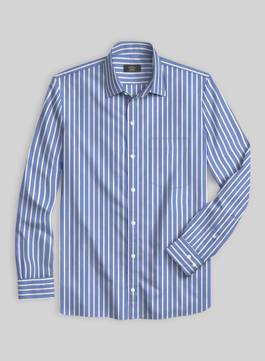 Skyflint Stripe Cotton Shirt - Image 3