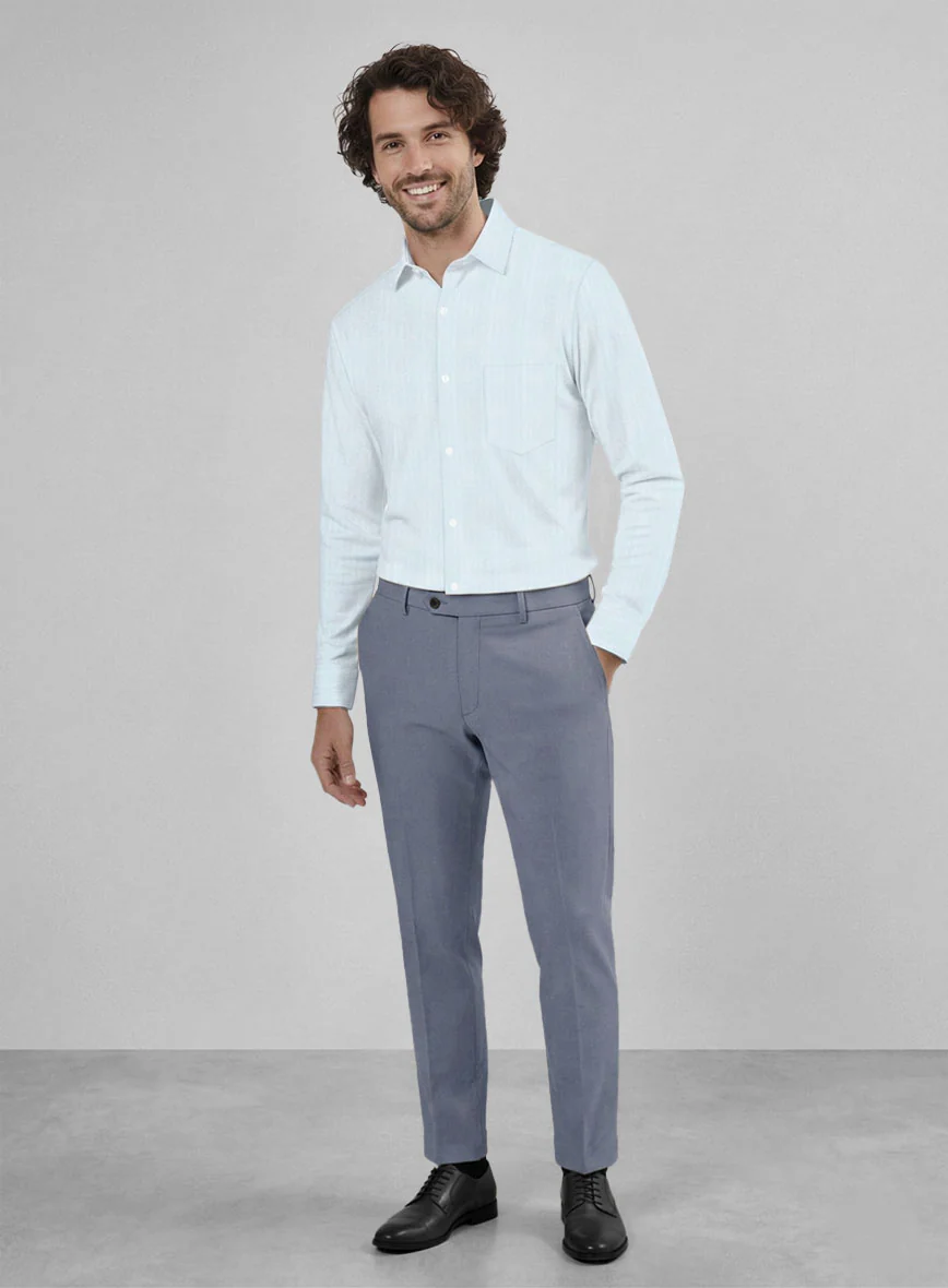 Skyridge Herringbone Cotton Shirt - Image 4