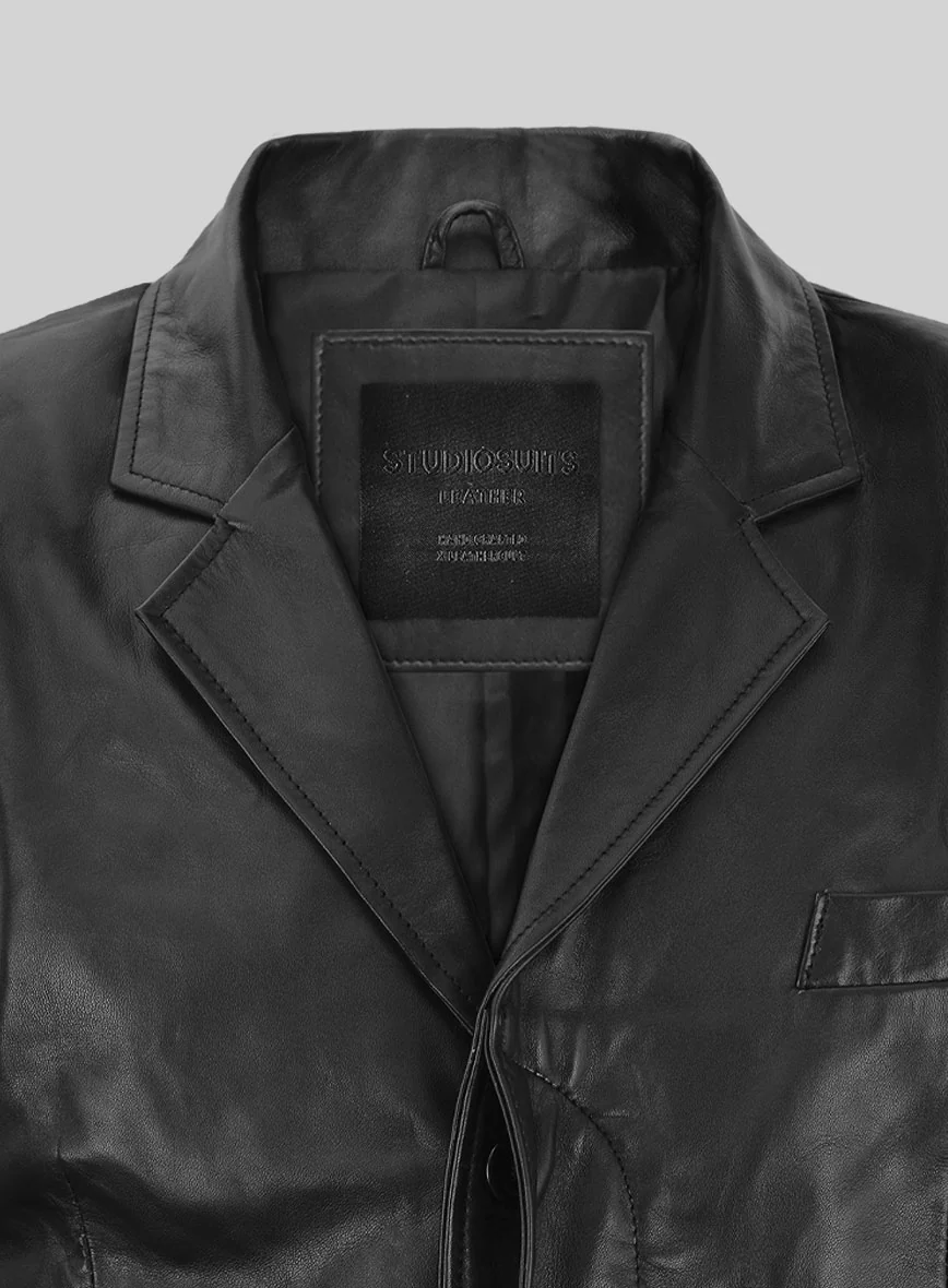 Smith Leather Blazer - Image 2