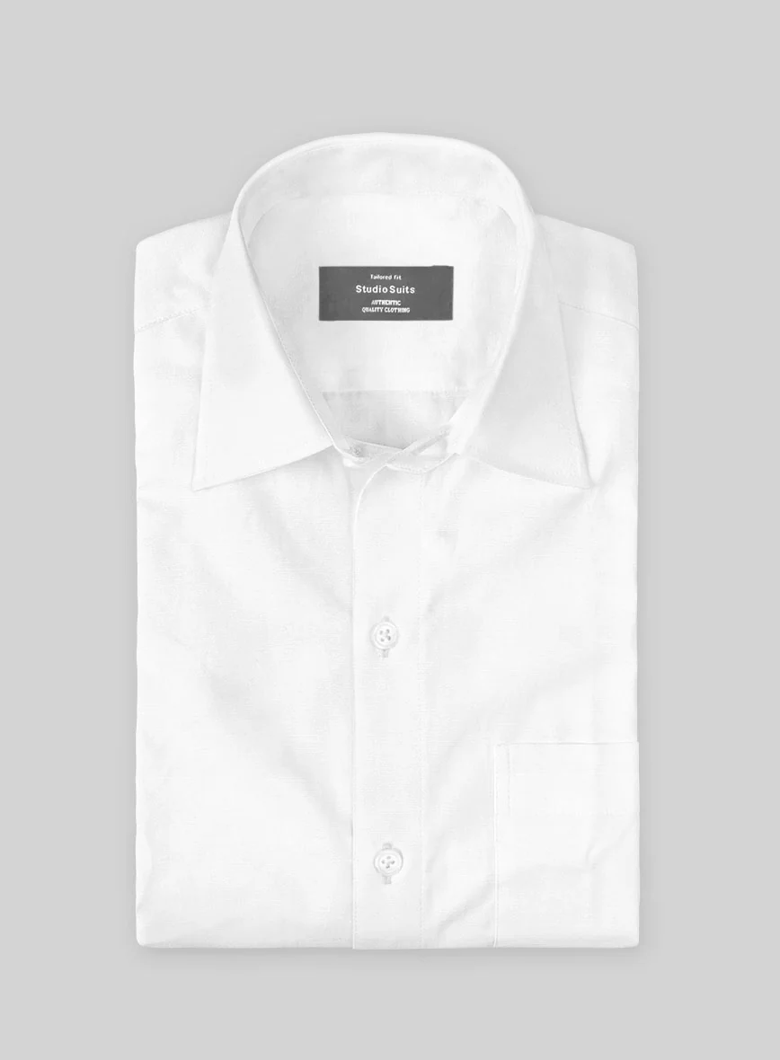 Soft Albaster Cotton Lycra Shirt - Image 2