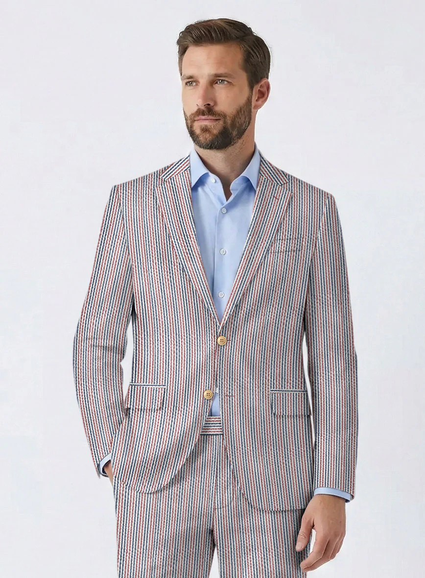 Solbiati Aniera Seersucker Suit - Image 3