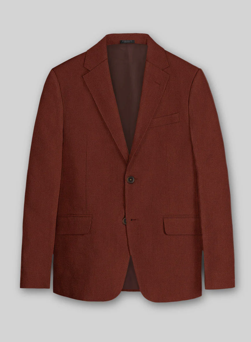Solbiati Art Du Lin Auburn Linen Suit - Image 3