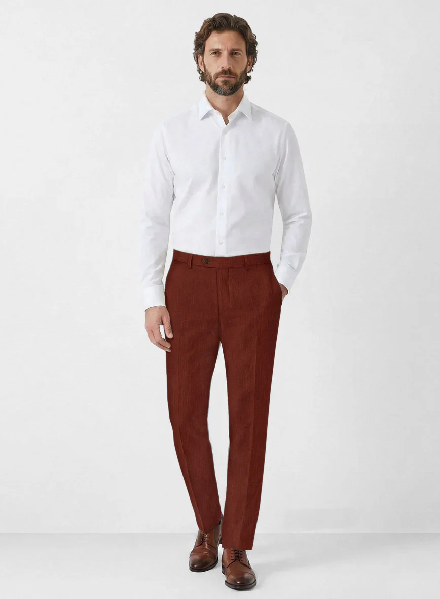 Solbiati Art Du Lin Auburn Linen Suit - Image 7