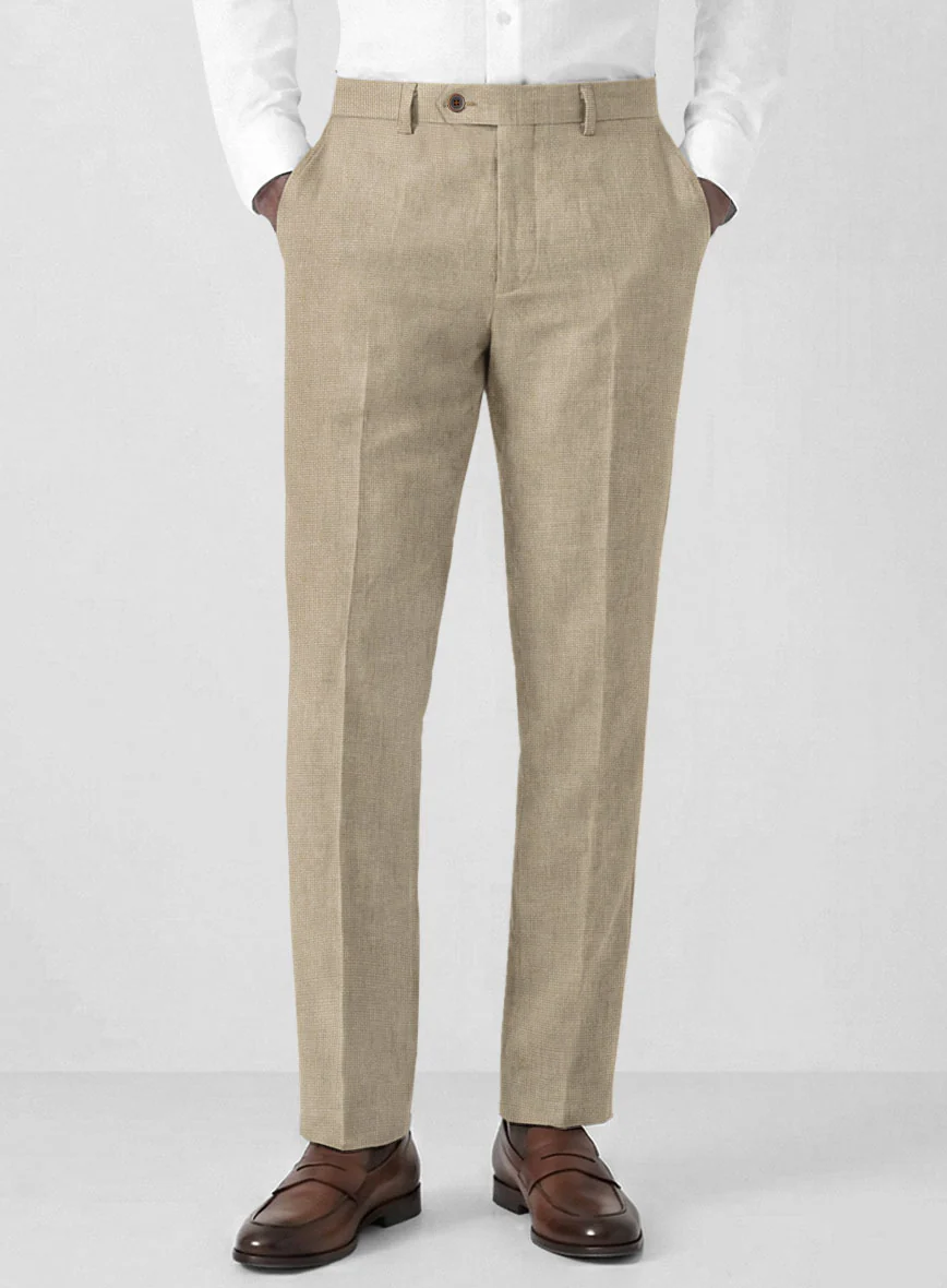 Solbiati Art Du Lin Beige Linen Suit - Image 6