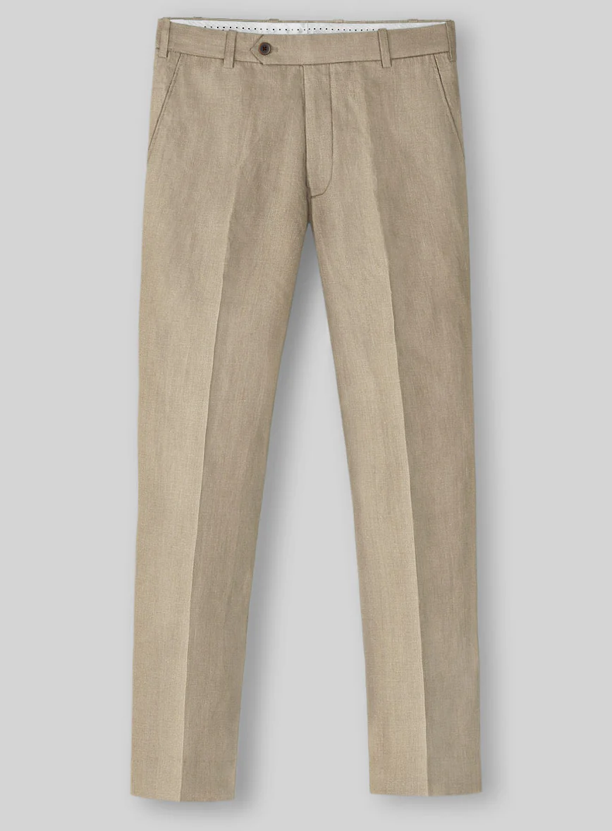 Solbiati Art Du Lin Beige Linen Suit - Image 5