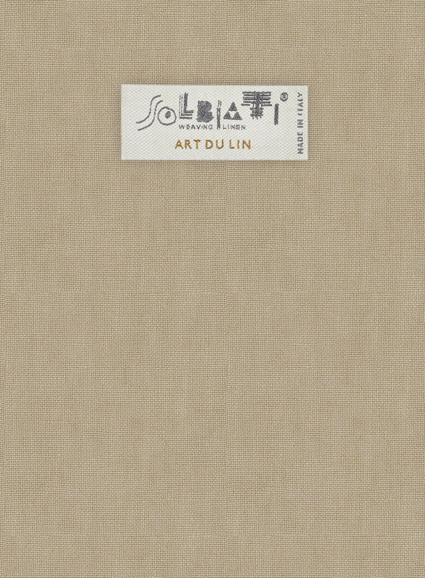 Solbiati Art Du Lin Beige Linen Suit - Image 8