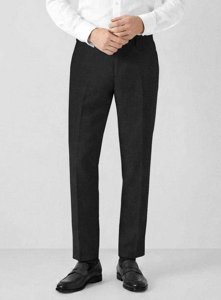 Solbiati Art Du Lin Black Linen Suit - Image 6