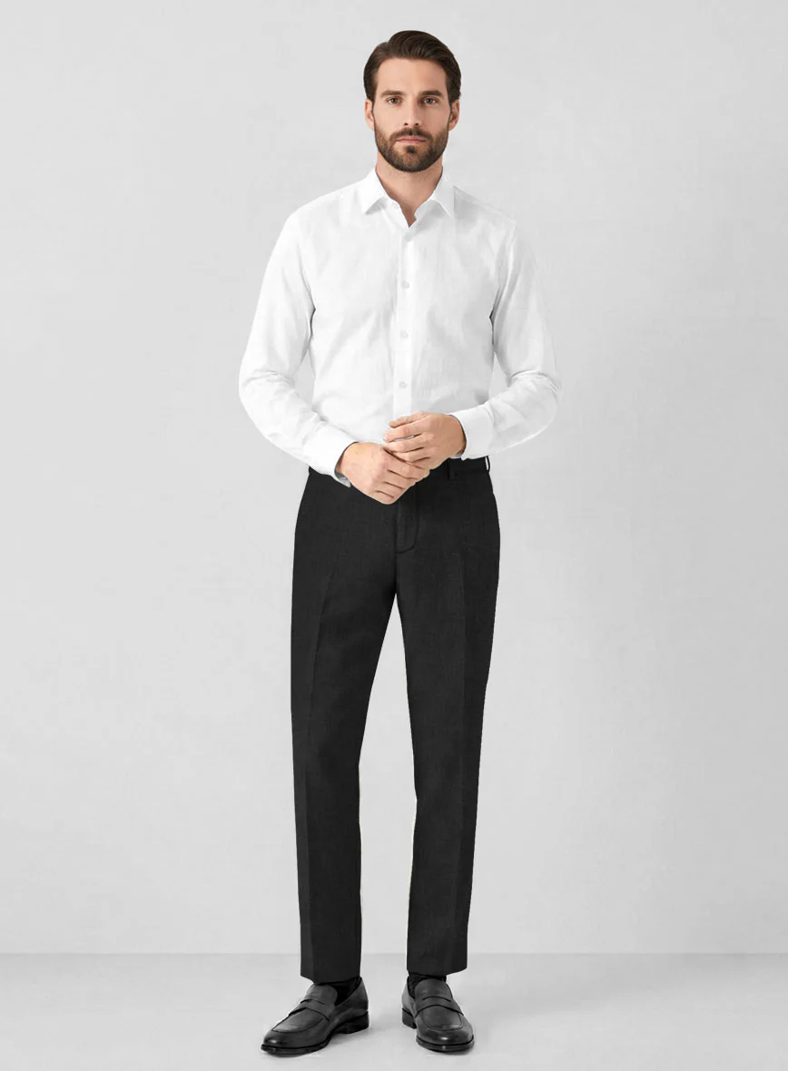 Solbiati Art Du Lin Black Linen Suit - Image 7
