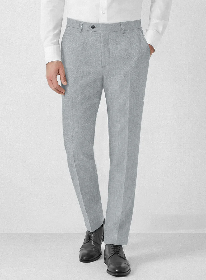 Solbiati Art Du Lin Blue Gray Linen Suit - Image 6