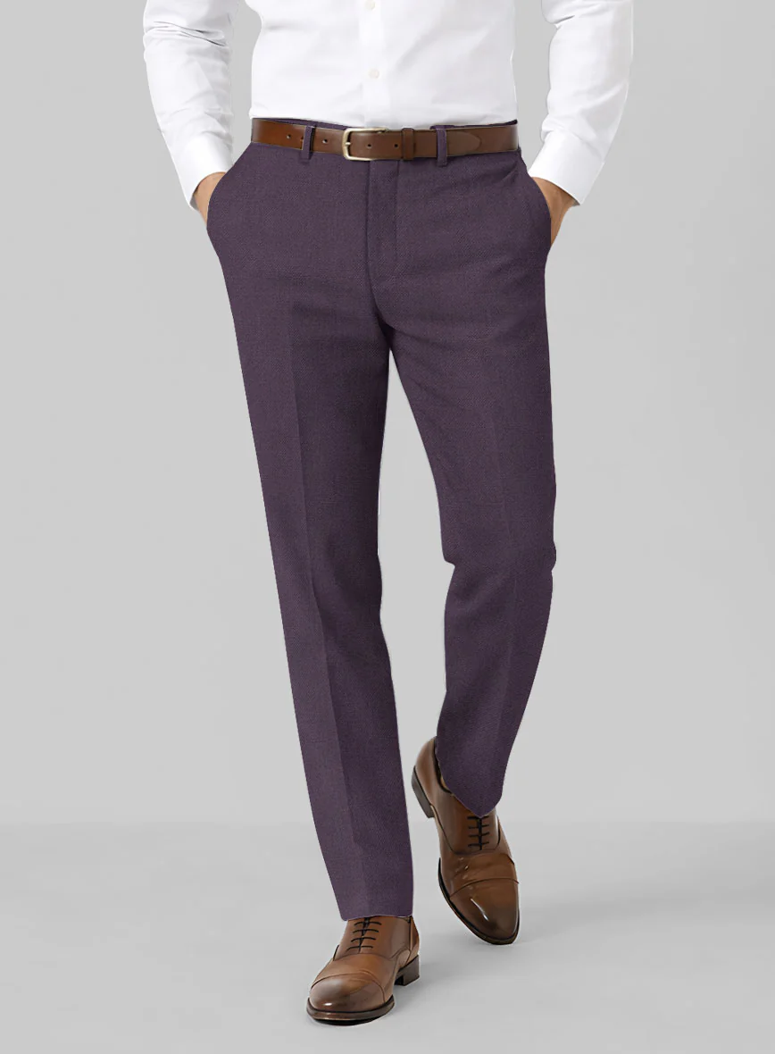 Solbiati Art Du Lin Dark Lavender Linen Suit - Image 6